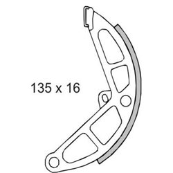 Pastillas de freno traseras Piaggio Ciao/Bravo/Si 50cc 4145574