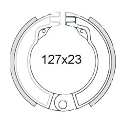 Pastillas de freno traseras Piaggio Vespa 125-150cc 1951/1962 078170