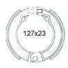 Pastillas de freno traseras Piaggio Vespa 125-150cc 1951/1962 078170