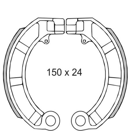 Zapatas de freno Piaggio Vespa Px 125-150cc 414450