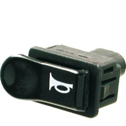 Botón de bocina Piaggio 292364 - Negro