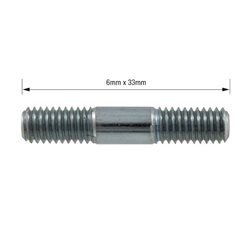 Espárrago fijación tubo de escape Piaggio Vespa 50cc/Ape 03918