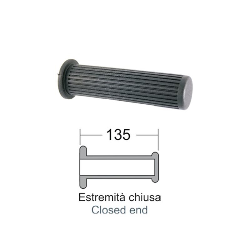 Par de manetas negras Piaggio Vespa Px Arcobaleno 125-150-200cc Par de manetas negras Piaggio Vespa Px Arcobaleno 125-150-200cc