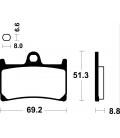 YAMAHA XJR 1300 (02-16) DELANTERAS BREMBO