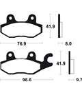 TRIUMPH DAYTONA SUPER III 900 (94-16) BREMBO TRASERAS