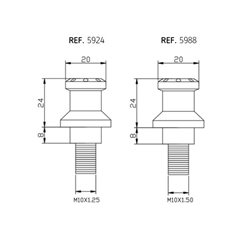 KAWASAKI ER-6F 06' - 16' DIÁBOLO M10/125