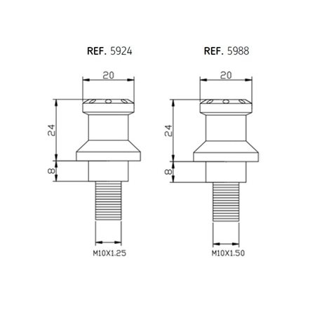 KAWASAKI ER-6F 06' - 16' DIÁBOLO M10/125