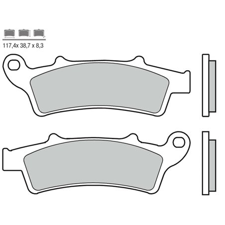 APRILIA ATLANTIC 200 (03-16) DELANTERAS BREMBO SCOOTER