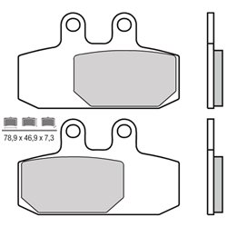 APRILIA SCARABEO i.e., GT ABS (left cal.) 500 (06-16) DELANTERAS BREMBO SCOOTER