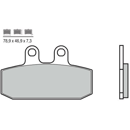 DERBI RAMBLA 125 (10-16) DELANTERAS BREMBO SCOOTER