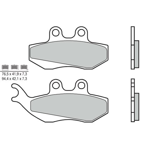 GILERA DNA 180 (01-16) DELANTERAS BREMBO SCOOTER