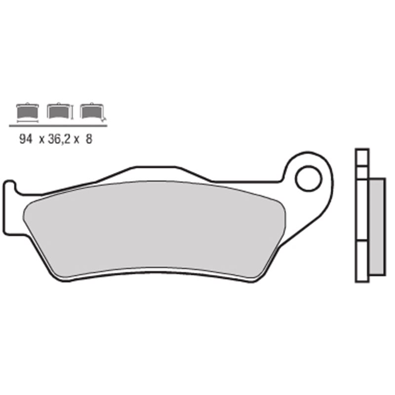 GILERA GP 800 (07-16) DELANTERAS BREMBO SCOOTER