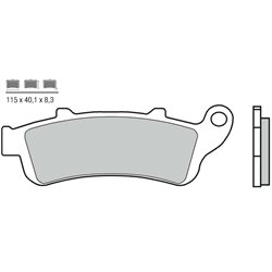 HONDA SILVER WING 600 (00-16) DELANTERAS BREMBO SCOOTER