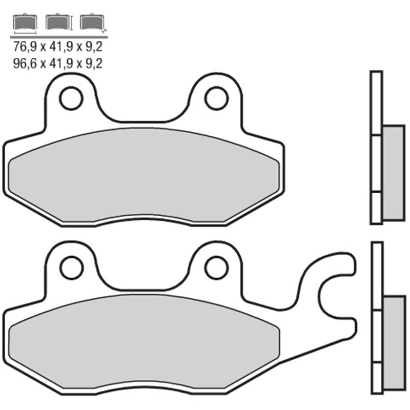 KYMCO DINK 125 (98-16) DELANTERAS BREMBO SCOOTER
