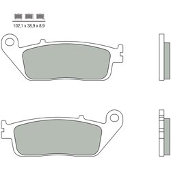 KYMCO XCITING R 700 (09-16) DELANTERAS BREMBO SCOOTER