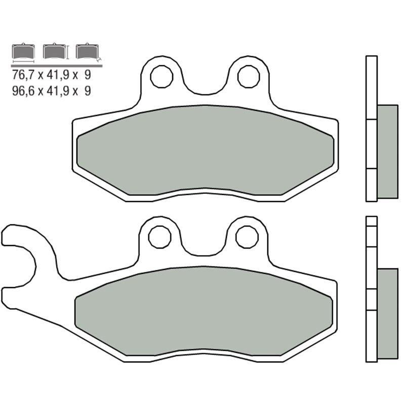 PEUGEOT CITY STAR 200 (13-16) DELANTERAS BREMBO SCOOTER