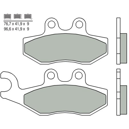 PEUGEOT CITY STAR 200 (13-16) DELANTERAS BREMBO SCOOTER