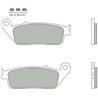 PEUGEOT GEOPOLISPREMIUM ( NISSIN CAL.) 300 (10-16) DELANTERAS BREMBO SCOOTER