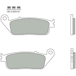 PEUGEOT SATELIS RS 400 (07-16) DELANTERAS BREMBO SCOOTER