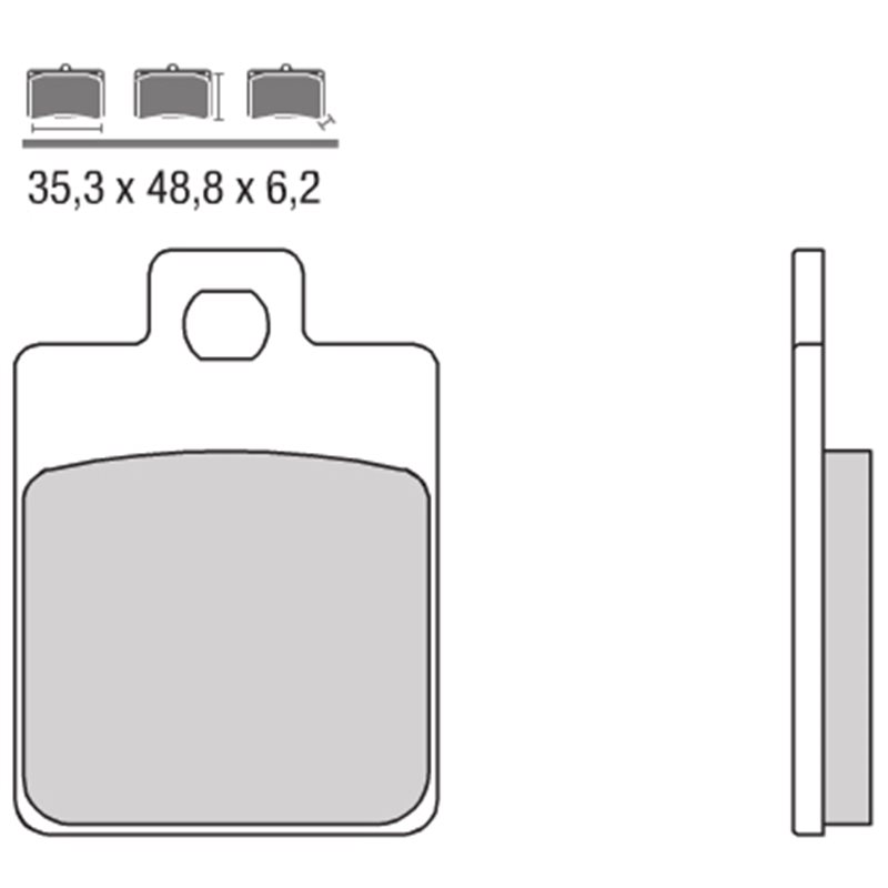 PIAGGIO S 4T 50 (09-16) DELANTERAS BREMBO SCOOTER