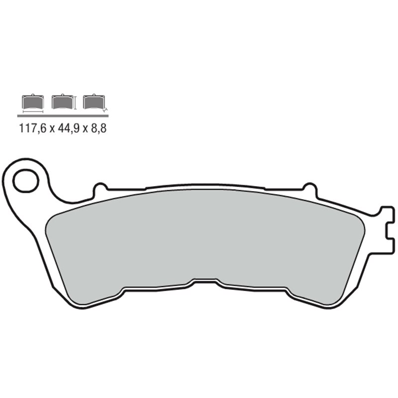 SUZUKI SIXTEEN 125 (08-16) DELANTERAS BREMBO SCOOTER