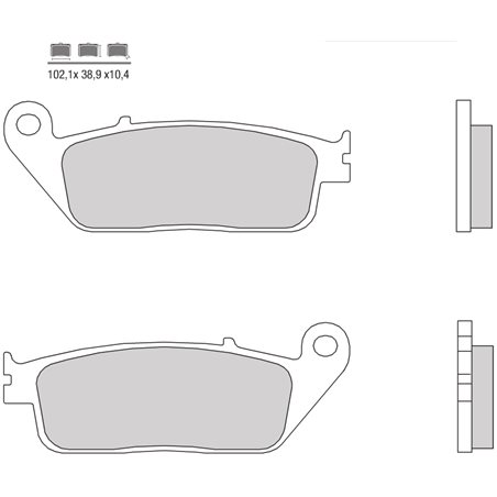 YAMAHA X-CITY 250 (08-16) DELANTERAS BREMBO SCOOTER