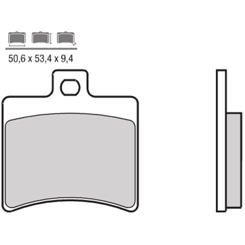 APRILIA SCARABEO ie 200 (12-16) TRASERAS BREMBO SCOOTER