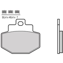 GILERA RUNNER VX 4T (Grimeca caliper) 125 (01-16) TRASERAS BREMBO SCOOTER