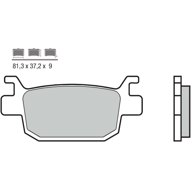HONDA FORZA 125 (15-16) TRASERAS BREMBO SCOOTER