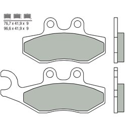 PIAGGIO X10 EXECUTIVE Left/Rear 350 (13-16) TRASERAS BREMBO SCOOTER