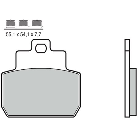 PIAGGIO X9 (right caliper) 125 (06-16) TRASERAS BREMBO SCOOTER