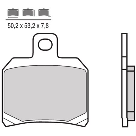 PIAGGIO X9 180 (00-02) TRASERAS BREMBO SCOOTER