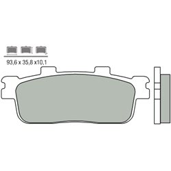 SYM EVO 125 (14-16) TRASERAS BREMBO SCOOTER