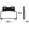 APRILIA SHIVER 75O GT 750 (09-16) DELANTERAS BREMBO