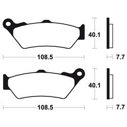 APRILIA STARCK 650 (96-16) DELANTERAS BREMBO