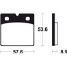 BMW K 100 ABS (special caliper) (91-16) DELANTERAS BREMBO