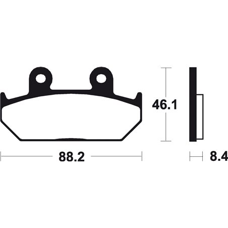 HONDA CB 250 (88-91) DELANTERAS BREMBO