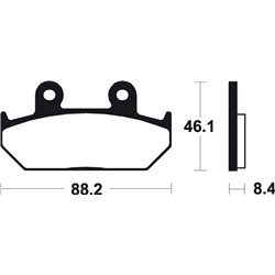 HONDA STEED 400 (88-91) DELANTERAS BREMBO