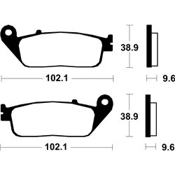 HONDA VULTUS ABS w/DCT 700 (15-16) DELANTERAS BREMBO