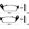 HONDA VULTUS ABS w/DCT 700 (15-16) DELANTERAS BREMBO
