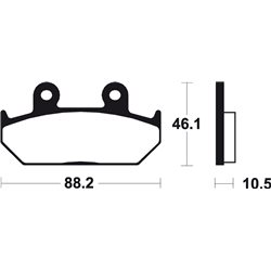 HONDA XL V TRANSALP 600 (91-93) DELANTERAS BREMBO
