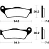HUSABERG TE E DUAL PURPOSE 610 (06-16) DELANTERAS BREMBO