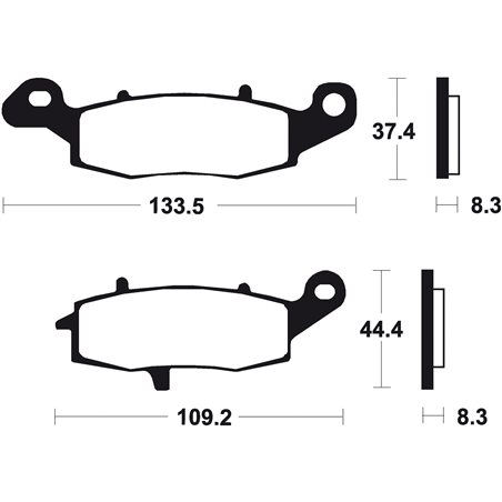 KAWASAKI Z 750 (right caliper) 750 (04-06) DELANTERAS BREMBO