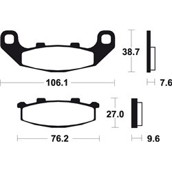 KAWASAKI ZZR R 250 (89-89) DELANTERAS BREMBO