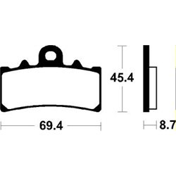 KTM DUKE 200 (12-14) DELANTERAS BREMBO