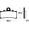 KTM DUKE 200 (12-14) DELANTERAS BREMBO