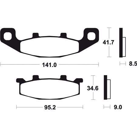 SUZUKI ACROSS 250 (90-16) DELANTERAS BREMBO