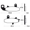 SUZUKI DR R, RS, RSE 650 (90-95) DELANTERAS BREMBO