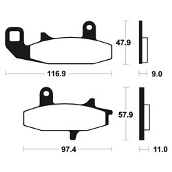 SUZUKI DR RK, DJEBEL 600 (89-16) DELANTERAS BREMBO