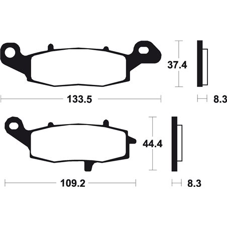 SUZUKI DR ST Big 800 (96-16) DELANTERAS BREMBO